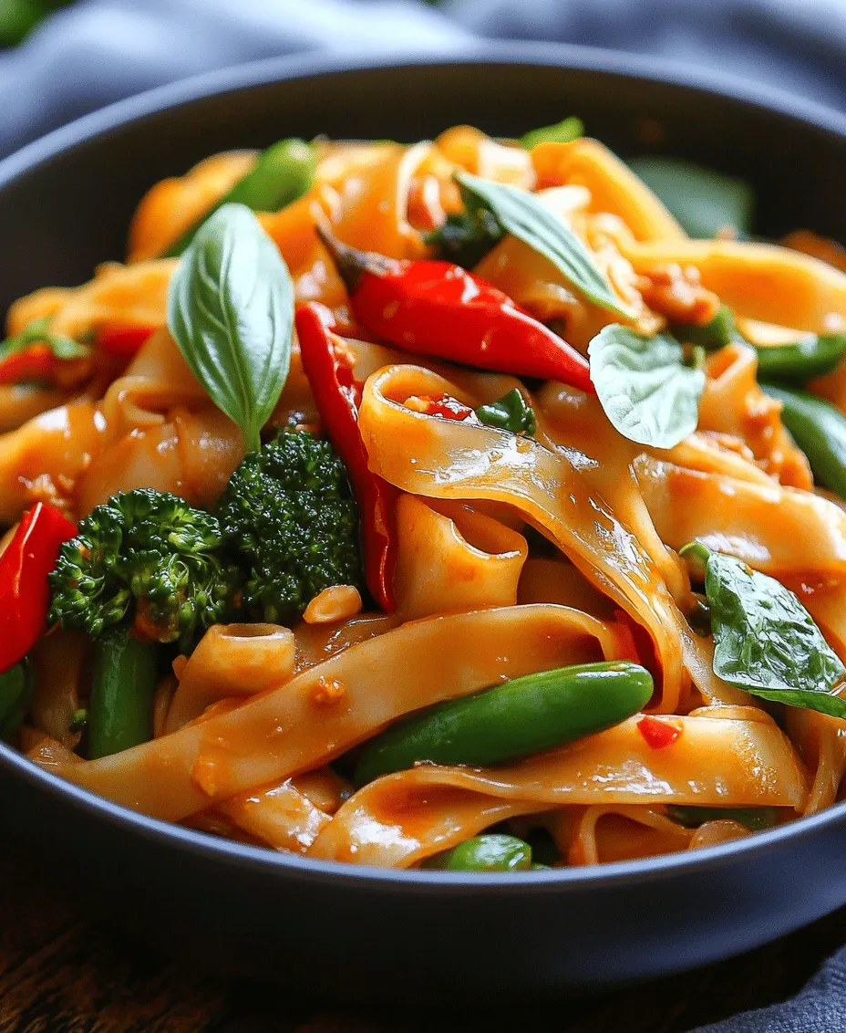 Welcome to the vibrant world of Thai cuisine, where flavors dance, aromas tantalize, and each dish tells a unique story. Among the many culinary gems that Thailand has to offer, one dish stands out for its bold flavors and satisfying textures: Spicy Drunken Noodles Delight. This dish, also known as 