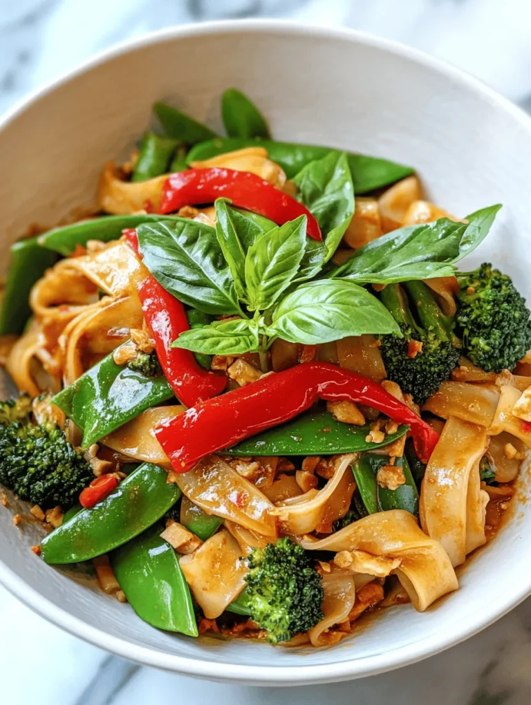 Welcome to the vibrant world of Thai cuisine, where flavors dance, aromas tantalize, and each dish tells a unique story. Among the many culinary gems that Thailand has to offer, one dish stands out for its bold flavors and satisfying textures: Spicy Drunken Noodles Delight. This dish, also known as "Pad Kee Mao," is a stir-fried noodle dish that perfectly encapsulates the essence of Thai cooking. Combining flat rice noodles with an aromatic medley of fresh vegetables, proteins, and a spicy sauce, it is a favorite among both locals and international food enthusiasts.