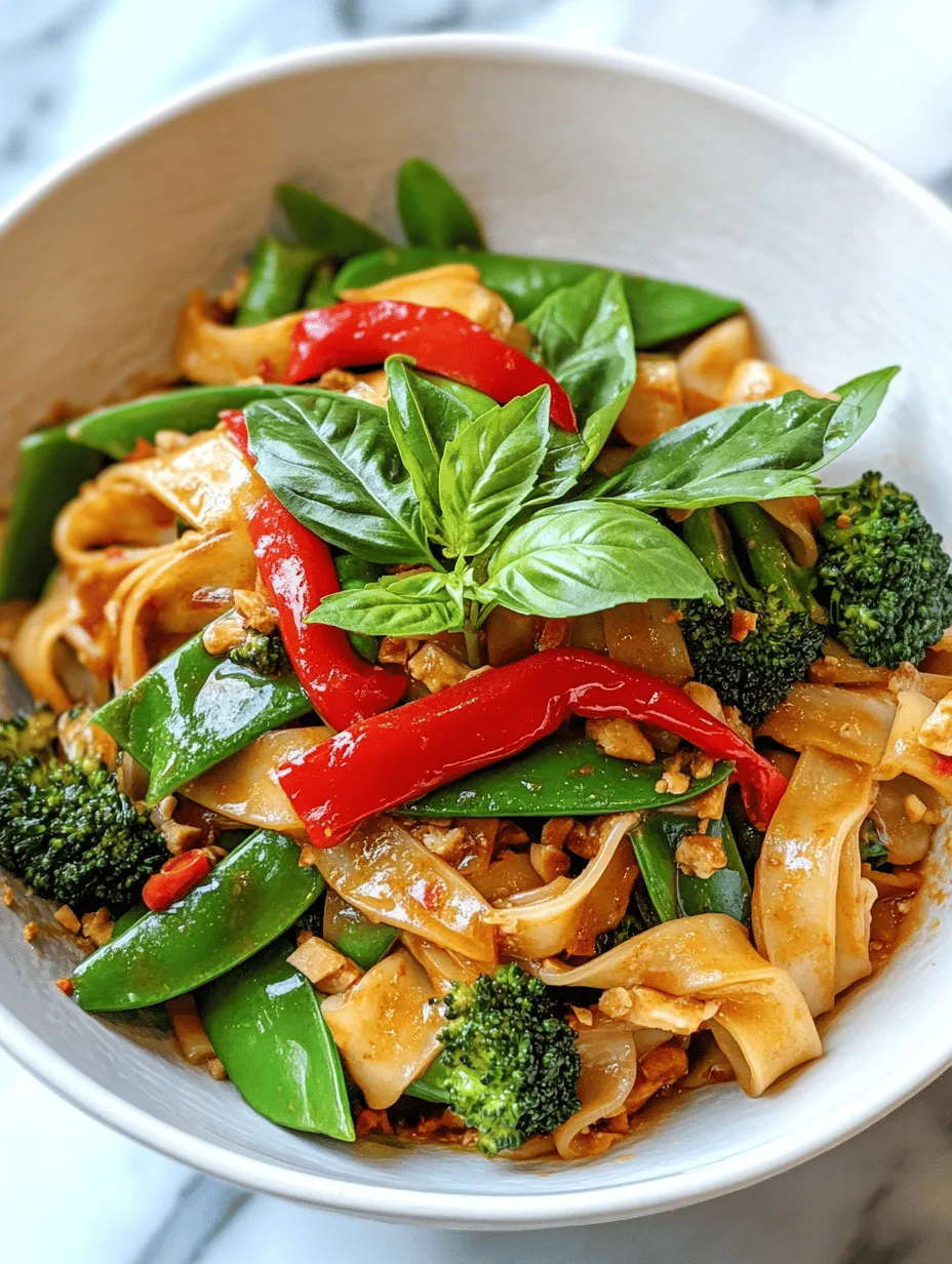 Welcome to the vibrant world of Thai cuisine, where flavors dance, aromas tantalize, and each dish tells a unique story. Among the many culinary gems that Thailand has to offer, one dish stands out for its bold flavors and satisfying textures: Spicy Drunken Noodles Delight. This dish, also known as "Pad Kee Mao," is a stir-fried noodle dish that perfectly encapsulates the essence of Thai cooking. Combining flat rice noodles with an aromatic medley of fresh vegetables, proteins, and a spicy sauce, it is a favorite among both locals and international food enthusiasts.