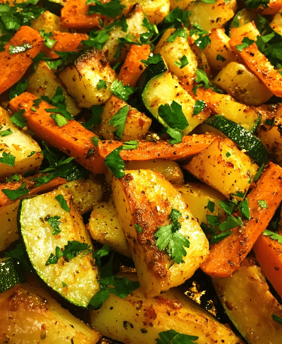 If you’re looking for a side dish that effortlessly combines flavor, nutrition, and simplicity, look no further than Garlic Herb Roasted Potatoes, Carrots, and Zucchini. This delightful medley of vegetables not only enhances the appeal of any meal but also provides a variety of essential nutrients that support a healthy lifestyle. Roasting vegetables is a culinary technique that brings out their natural sweetness, intensifies their flavors, and creates a satisfying texture that is hard to resist.