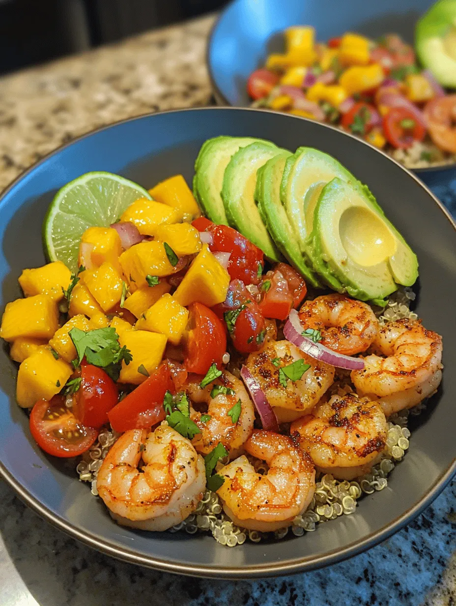 In the ever-evolving landscape of healthy eating, the Shrimp & Avocado Delight Bowls stand out as a vibrant and nutritious meal option that beautifully marries freshness with rich, savory flavors. This dish is perfect for a variety of occasions, whether you're looking to whip up a quick weeknight dinner, impress your friends at a gathering, or prepare meals in advance for busy days ahead. The combination of succulent shrimp, creamy avocado, and nutrient-rich quinoa not only delights the palate but also offers an array of health benefits, making it an ideal choice for health-conscious eaters.