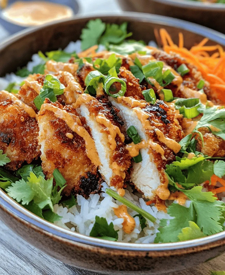 Bang Bang Chicken Bowls are a delightful culinary creation that marries succulent chicken with an explosion of flavors and textures. This dish is not just a meal; it’s an experience that brings together tender chicken, vibrant vegetables, and a creamy, spicy sauce that leaves your taste buds wanting more. The beauty of Bang Bang Chicken Bowls lies in their simplicity and versatility, making them a favorite among home cooks and food enthusiasts alike.