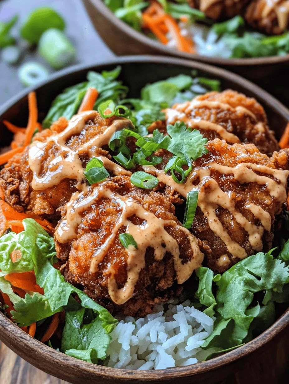 Bang Bang Chicken Bowls are a delightful culinary creation that marries succulent chicken with an explosion of flavors and textures. This dish is not just a meal; it’s an experience that brings together tender chicken, vibrant vegetables, and a creamy, spicy sauce that leaves your taste buds wanting more. The beauty of Bang Bang Chicken Bowls lies in their simplicity and versatility, making them a favorite among home cooks and food enthusiasts alike.