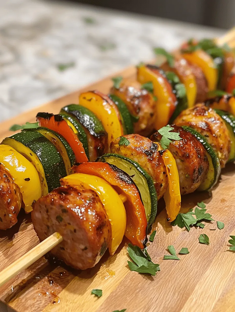 To create the perfect Spicy Chicken Sausage & Veggie Skewers, it’s essential to understand the role of each ingredient in the recipe. Let’s delve deeper into the core components that make these skewers not only delicious but also nutritious.