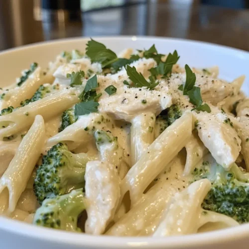 Creamy Broccoli and Chicken Penne is a delightful dish that captures the hearts of pasta lovers and health enthusiasts alike. This recipe combines tender chicken breast, vibrant green broccoli, and al dente penne pasta enveloped in a rich, creamy sauce, making it a comforting yet nutritious meal option. The appeal of this dish lies not only in its creamy texture and robust flavors but also in its ability to satisfy the cravings of both adults and children alike.