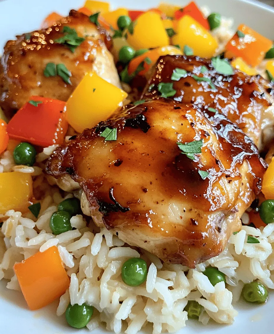 Are you searching for a delicious, hassle-free meal that can be prepared with minimal cleanup? Look no further than One-Pan Honey BBQ Chicken Rice. This dish is not only satisfying but also brings a delightful combination of flavors that will tantalize your taste buds. Imagine tender, juicy chicken thighs glazed with a sweet and tangy honey BBQ sauce served over fluffy rice, all cooked together in just one pan. It's a recipe that embodies comfort food while being practical for today's busy lifestyles.