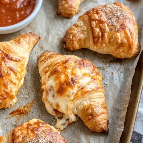 At the heart of the Mozzarella Pepperoni Croissant Rolls lie two key ingredients that define their flavor: mozzarella cheese and pepperoni. Mozzarella cheese is renowned for its creamy texture and mild flavor, making it an ideal melting cheese. When heated, mozzarella becomes wonderfully gooey, binding all the ingredients together and providing a luscious mouthfeel. Its subtle taste allows it to complement the bolder flavors of pepperoni without overpowering them.