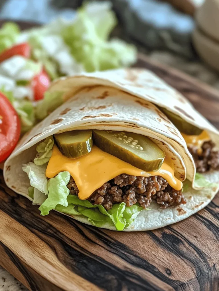 In the world of comfort food, few dishes resonate as much as the iconic Big Mac. This beloved burger, known for its distinctive layers and unique flavor profile, has been a staple in fast food culture for decades. But what if you could bring this classic experience into a more convenient form? Enter the Homemade Big Mac Wraps with Special Sauce – a delightful twist on the original that packs all the flavors of the Big Mac into a portable and easy-to-eat wrap. Perfect for busy weeknights, casual gatherings, or any time you crave a delicious meal without the fuss, these wraps are sure to satisfy your cravings.