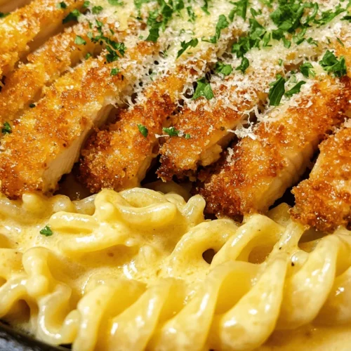 If you're looking for a dish that embodies comfort and indulgence while remaining simple enough for a weeknight dinner, look no further than Creamy Garlic Butter Chicken and Rotini in Parmesan Sauce. This recipe is an enticing blend of tender chicken breasts, perfectly cooked rotini pasta, and a luxurious sauce that envelops every bite in creamy goodness. The combination of garlic and Parmesan creates a symphony of flavors that elevate this dish to a favorite among families and food lovers alike.