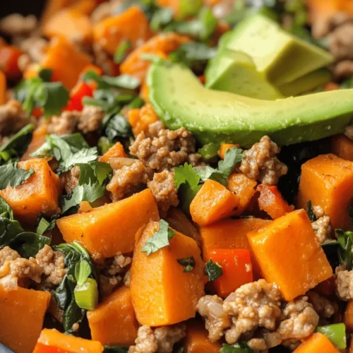 In today’s fast-paced world, finding meals that are both healthy and quick to prepare can be a challenge. Enter the Ground Turkey Sweet Potato Skillet — a delicious, wholesome dish that perfectly balances flavor, nutrition, and simplicity. This one-pan meal is not only easy to make but is also packed with lean protein and nutrient-dense ingredients, making it an excellent choice for busy weeknights or meal prep for the week ahead.