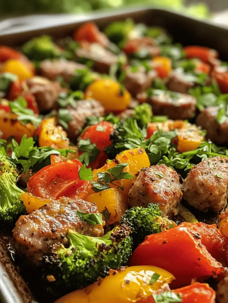 In the quest for quick, healthy, and delicious meals, few options can compete with the charm of a sheet pan dish. Our Sheet Pan Sausage and Veggies Delight stands out as a vibrant and satisfying culinary creation. This recipe encapsulates the essence of comfort food while ensuring that nutrition is front and center. With its colorful assortment of vegetables paired with savory Italian sausage, it’s a meal that not only delights the palate but also pleases the eye.