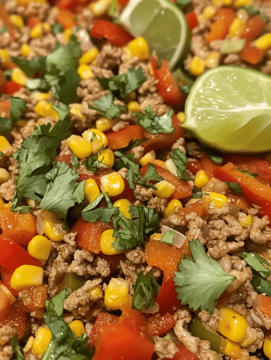 Sizzling Ground Turkey and Peppers Fiesta is a vibrant and mouth-watering dish that seamlessly combines flavor, nutrition, and versatility. This recipe is perfect for busy weeknight dinners, festive gatherings, or meal prep for the week ahead. Ground turkey, a lean protein option, pairs beautifully with colorful bell peppers, creating a feast for both the eyes and the palate. As a bonus, the dish is not only delicious but also packed with health benefits, making it a great choice for anyone looking to eat healthier without sacrificing taste.
