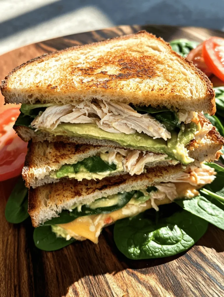 To craft the perfect Chicken Avocado Melt Sandwich, understanding each ingredient is crucial. Let’s unpack the components that contribute to the deliciousness of this dish.