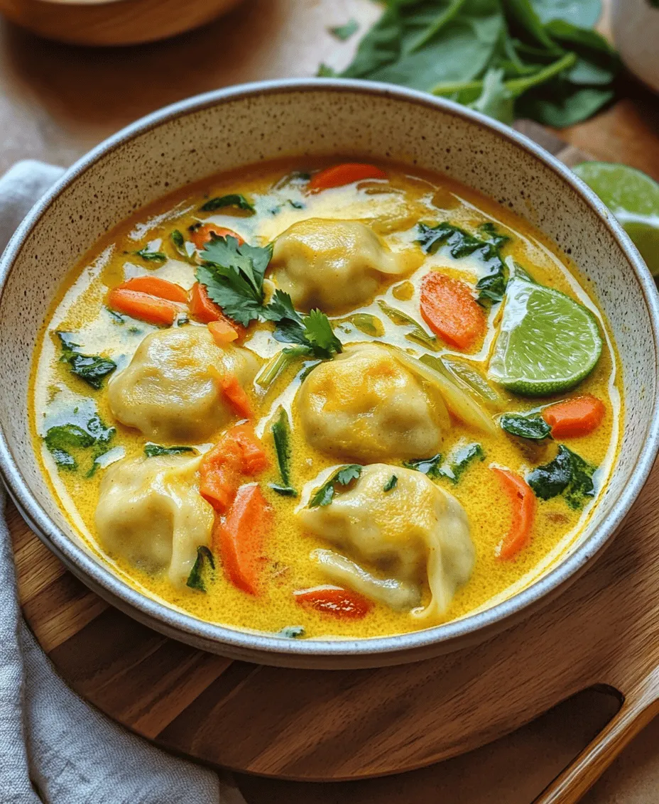 Curry Dumpling Soup is a delightful fusion dish that marries the comforting qualities of a classic soup with the hearty satisfaction of dumplings. This recipe is not only a feast for the taste buds but also an invitation to explore a harmonious blend of flavors and textures. The warmth of the curry, the richness of the dumplings, and the freshness of the vegetables come together to create a dish that is both nourishing and comforting.