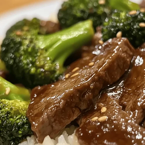 Savory Beef and Broccoli is more than just a dish; it's a culinary emblem of comfort and satisfaction that has captured the hearts and stomachs of countless families around the world. Originating from the vibrant kitchens of Chinese cuisine, this dish has seamlessly integrated into the homes of many cultures, becoming a beloved staple in family dinners and restaurant menus alike. The marriage of tender flank steak and crisp broccoli, doused in a rich, umami-packed sauce, creates a balance that is both nourishing and indulgent, making it an ideal meal for busy weeknights or special occasions.