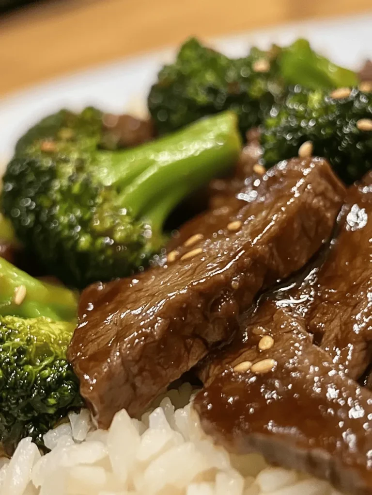 Savory Beef and Broccoli is more than just a dish; it's a culinary emblem of comfort and satisfaction that has captured the hearts and stomachs of countless families around the world. Originating from the vibrant kitchens of Chinese cuisine, this dish has seamlessly integrated into the homes of many cultures, becoming a beloved staple in family dinners and restaurant menus alike. The marriage of tender flank steak and crisp broccoli, doused in a rich, umami-packed sauce, creates a balance that is both nourishing and indulgent, making it an ideal meal for busy weeknights or special occasions.