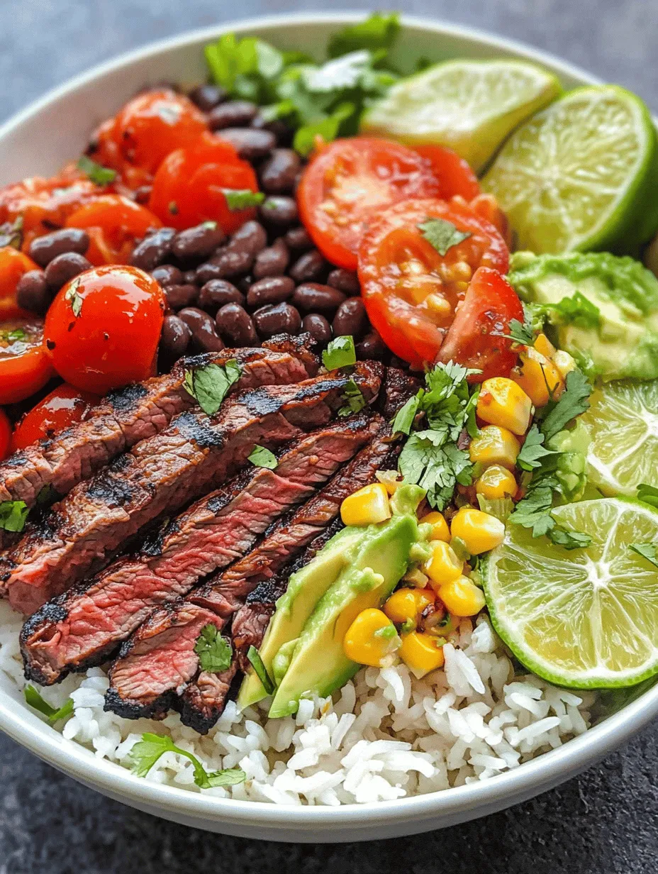 Welcome to the Ultimate Steak Bowl Extravaganza, a culinary experience that combines succulent steak, nutritious grains, and vibrant vegetables into a delightful bowl. This recipe is not just a meal; it’s a celebration of flavors and textures that you can customize to suit your dietary preferences and tastes. With the rise of health-conscious eating and the trend toward bowl-style meals, this steak bowl stands out as a perfect solution for anyone looking to enjoy a balanced and satisfying dish.