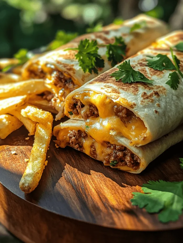 Burritos have transcended their origins in Mexican cuisine to become a beloved staple in various culinary traditions around the world. Encased in a warm tortilla, these flavorful wraps are highly versatile, allowing for a myriad of fillings that cater to every palate. Among the countless variations, Cheesy Beef Burritos stand out not only for their savory delights but also for their comforting and hearty nature.