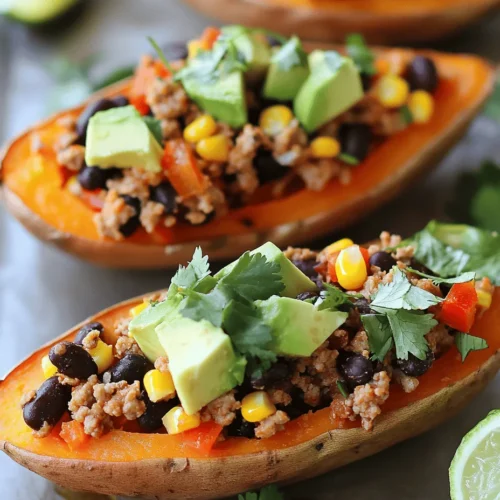 In the realm of nutritious meals, High Protein Ground Turkey Stuffed Sweet Potatoes stand out as a delicious and satisfying option for health enthusiasts. This recipe is not only a feast for the taste buds, but it also packs a nutritional punch, making it ideal for anyone looking to increase their protein intake while indulging in a wholesome meal. Whether you're a fitness fanatic, a busy professional, or someone simply seeking to eat healthier, this dish can easily fit into your lifestyle.