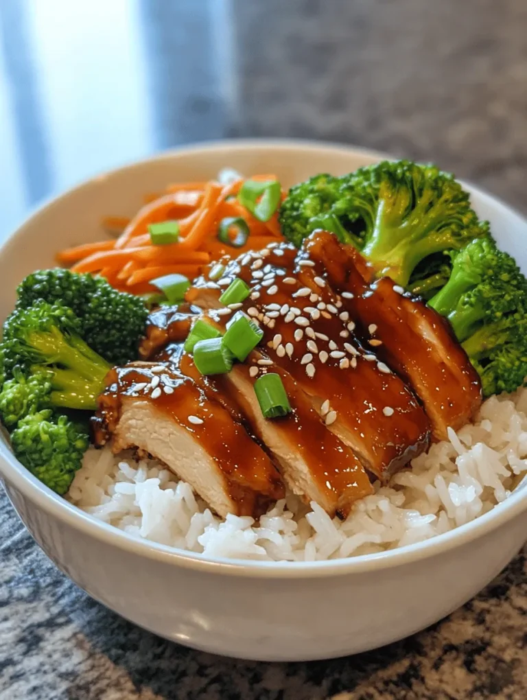 Every great dish begins with quality ingredients, and the Teriyaki Chicken Rice Bowl is no exception. Let's take a closer look at the components that come together to create this culinary delight.