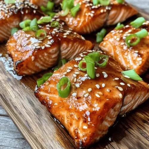 If you're searching for a dish that combines irresistible flavors with a satisfying crunch, look no further than Crispy Honey Garlic Salmon Bites. This delightful fusion of sweetness and savory goodness is sure to tantalize your taste buds. Imagine tender, bite-sized pieces of salmon coated in a perfectly crispy exterior, bathed in a luscious honey garlic sauce that brings a delectable balance of flavors to the table. Whether served as a tantalizing appetizer at your next gathering or as a quick, nutritious main dish for a busy weeknight dinner, these salmon bites are guaranteed to impress.
