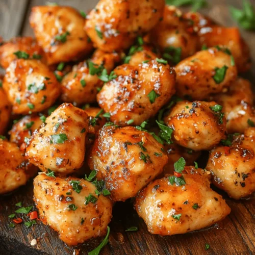 To create the perfect Garlic Butter Chicken Bites, it’s essential to understand the key ingredients that contribute to the dish's deliciousness. Each component plays a vital role in flavor, texture, and nutritional value, making it important to choose them wisely.