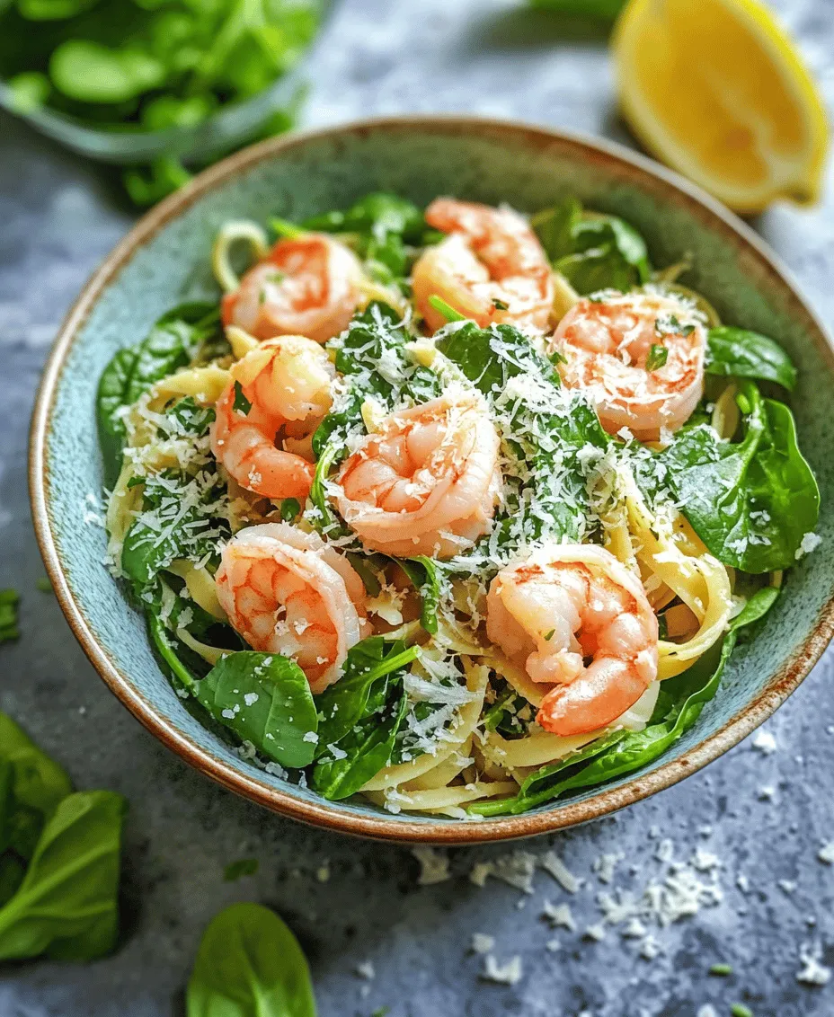Lemon Garlic Shrimp Pasta with Spinach is a delightful dish that perfectly marries vibrant flavors with nutritional benefits. Imagine the succulent taste of shrimp, the aromatic punch of garlic, and the refreshing zing of lemon, all tossed together with tender pasta and fresh spinach. This dish not only satisfies your taste buds but also nourishes your body, making it an ideal choice for both weeknight dinners and special occasions.