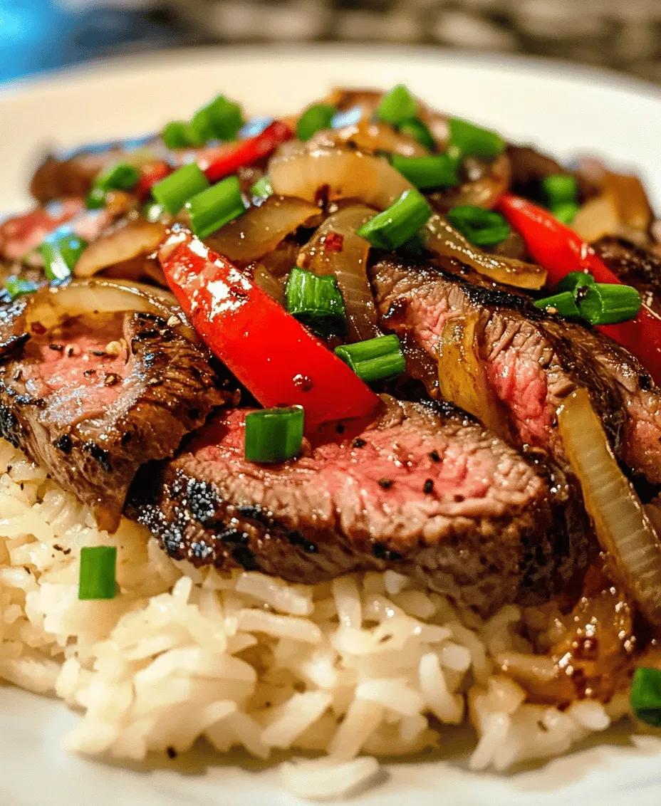 Sizzling Pepper Steak with Onions is a delightful dish that marries tender flank steak with vibrant bell peppers and savory spices, creating a symphony of flavors that is sure to please any palate. This easy-to-follow recipe not only offers a quick dinner solution but also showcases the colorful ingredients that elevate home-cooked meals to new heights. The combination of juicy steak and fresh vegetables makes it a perfect meal for busy weeknights or any occasion where you want to impress your guests with minimal effort.