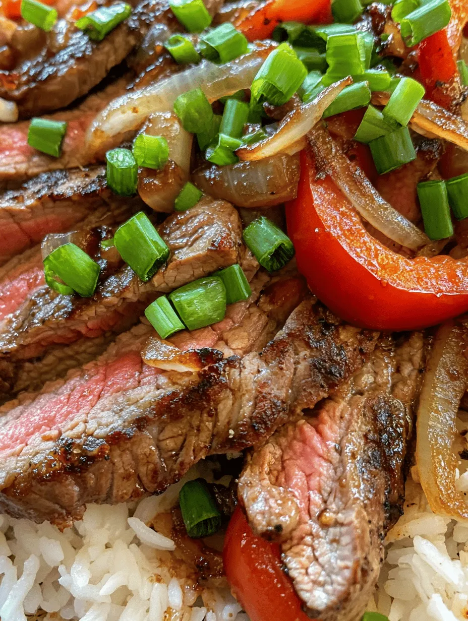 Sizzling Pepper Steak with Onions is a delightful dish that marries tender flank steak with vibrant bell peppers and savory spices, creating a symphony of flavors that is sure to please any palate. This easy-to-follow recipe not only offers a quick dinner solution but also showcases the colorful ingredients that elevate home-cooked meals to new heights. The combination of juicy steak and fresh vegetables makes it a perfect meal for busy weeknights or any occasion where you want to impress your guests with minimal effort.