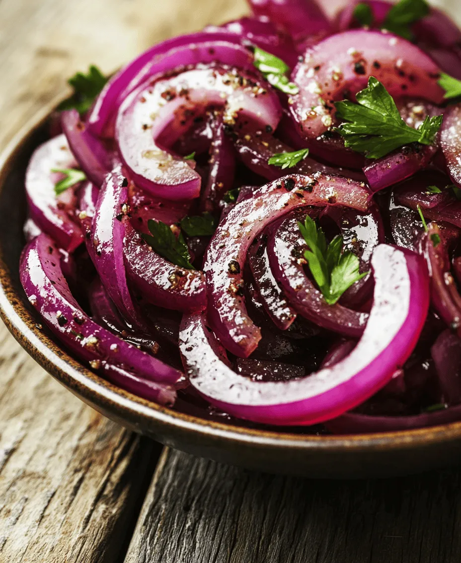 Sumac onions are a culinary gem that embodies the vibrant flavors and health benefits of Mediterranean cuisine. This dish transforms ordinary red onions into a tangy, refreshing accompaniment that can elevate any meal. The unique sour notes of sumac impart a bright twist to the familiar sweetness of red onions, creating a delightful contrast that is both eye-catching and palate-pleasing. Whether served alongside grilled meats, incorporated into salads, or used as a flavorful topping for flatbreads, sumac onions are incredibly versatile.