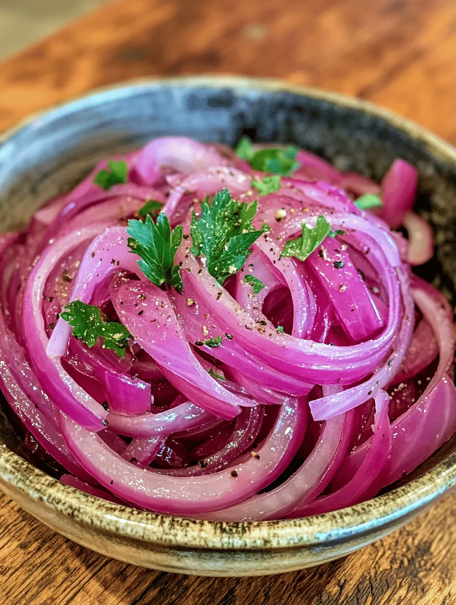 Sumac onions are a culinary gem that embodies the vibrant flavors and health benefits of Mediterranean cuisine. This dish transforms ordinary red onions into a tangy, refreshing accompaniment that can elevate any meal. The unique sour notes of sumac impart a bright twist to the familiar sweetness of red onions, creating a delightful contrast that is both eye-catching and palate-pleasing. Whether served alongside grilled meats, incorporated into salads, or used as a flavorful topping for flatbreads, sumac onions are incredibly versatile.