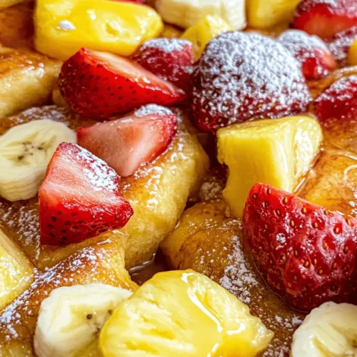 French toast has long been regarded as a beloved breakfast option around the globe, cherished for its simplicity and versatility. With its golden-brown exterior and soft, custard-like interior, it’s no wonder this dish has found its way onto breakfast tables everywhere. However, if you're looking to elevate your morning routine with a unique twist, the Aloha French Toast Delight is here to transport your taste buds to a tropical paradise.