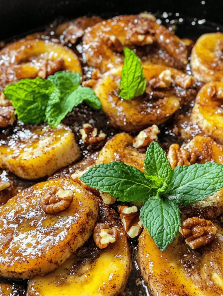 Bananas are one of the most popular fruits globally, cherished not only for their natural sweetness but also for their versatility in the culinary world. Whether enjoyed fresh, blended into smoothies, or baked into desserts, bananas can elevate a dish with their creamy texture and inherent flavor. Among the myriad of banana recipes, "Sizzling Cinnamon Bananas" stands out as a quick yet indulgent dessert that brings a delightful twist to this beloved fruit.