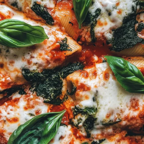 If you're searching for a comforting and wholesome meal that's both delicious and easy to prepare, look no further than Easy Spinach and Ricotta Stuffed Shells. This delightful dish features large pasta shells filled with a creamy mixture of ricotta cheese and fresh spinach, all baked to perfection in a rich marinara sauce. It's the perfect blend of flavors and textures that can satisfy even the pickiest of eaters.