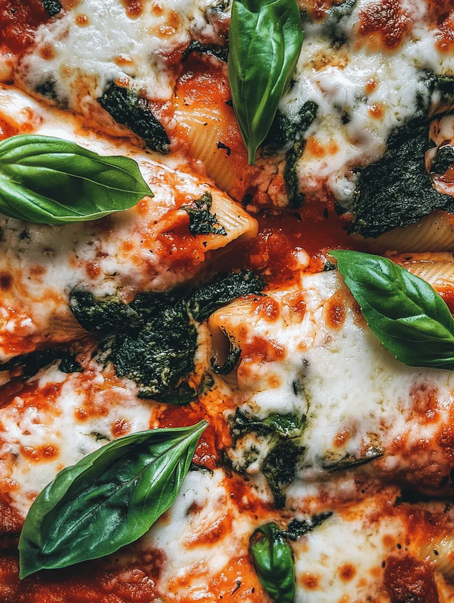 If you're searching for a comforting and wholesome meal that's both delicious and easy to prepare, look no further than Easy Spinach and Ricotta Stuffed Shells. This delightful dish features large pasta shells filled with a creamy mixture of ricotta cheese and fresh spinach, all baked to perfection in a rich marinara sauce. It's the perfect blend of flavors and textures that can satisfy even the pickiest of eaters.