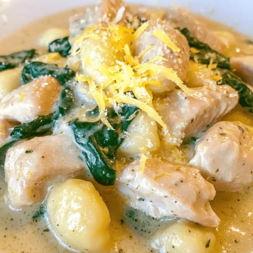 In the realm of comfort food, few dishes capture the essence of warmth and satisfaction quite like a well-prepared one-pot meal. Today, we're diving into a delightful recipe that perfectly embodies this concept: One-Pot Lemon Chicken Gnocchi Delight. This dish is not only a feast for the senses but also an effortless solution for busy weeknights. Imagine succulent pieces of chicken, tender gnocchi, and a vibrant lemon flavor coming together harmoniously, all in one pot. It's a recipe that promises both convenience and a burst of flavors, making it a must-try for anyone who values delicious home cooking without the hassle.