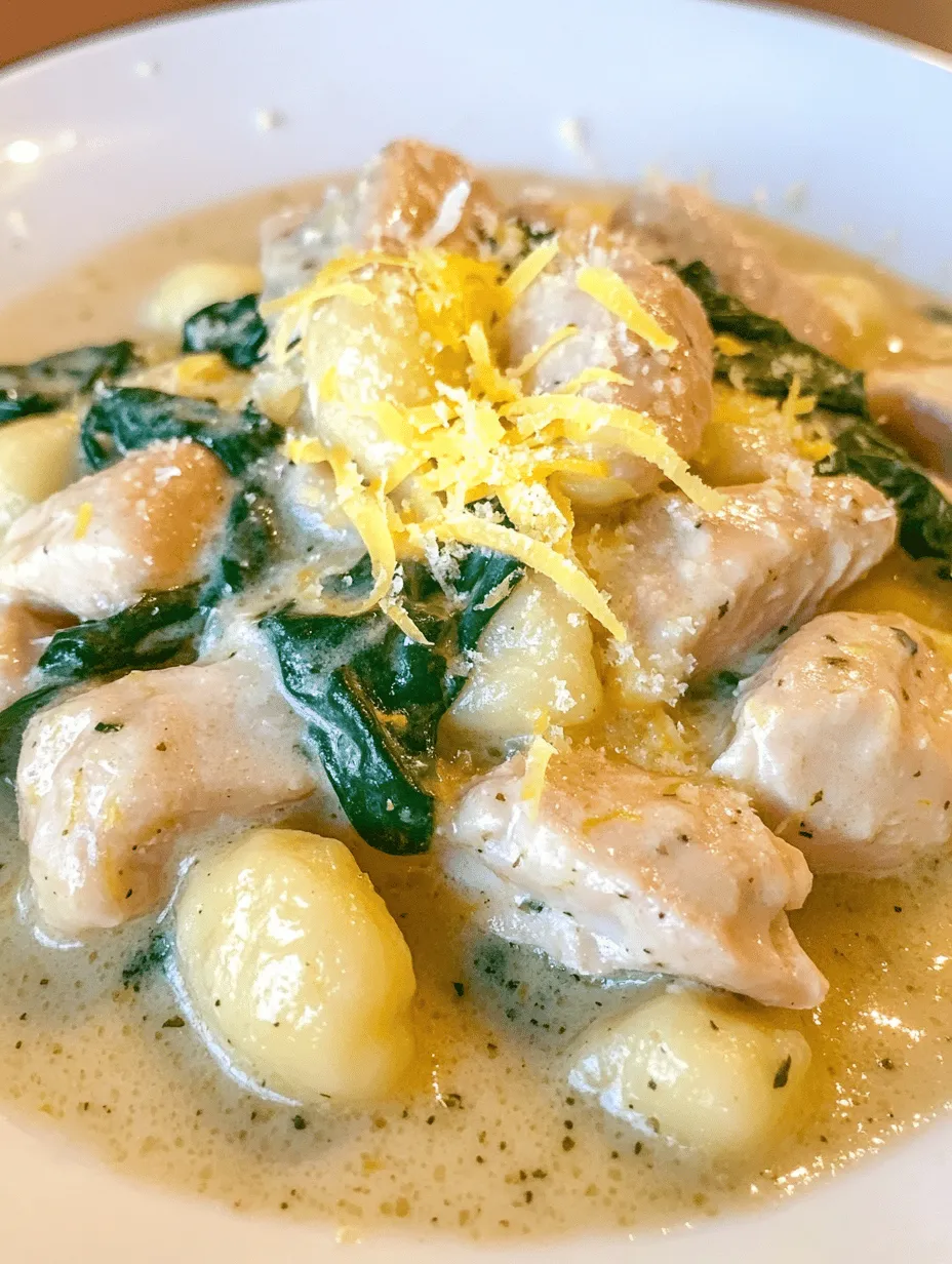 In the realm of comfort food, few dishes capture the essence of warmth and satisfaction quite like a well-prepared one-pot meal. Today, we're diving into a delightful recipe that perfectly embodies this concept: One-Pot Lemon Chicken Gnocchi Delight. This dish is not only a feast for the senses but also an effortless solution for busy weeknights. Imagine succulent pieces of chicken, tender gnocchi, and a vibrant lemon flavor coming together harmoniously, all in one pot. It's a recipe that promises both convenience and a burst of flavors, making it a must-try for anyone who values delicious home cooking without the hassle.