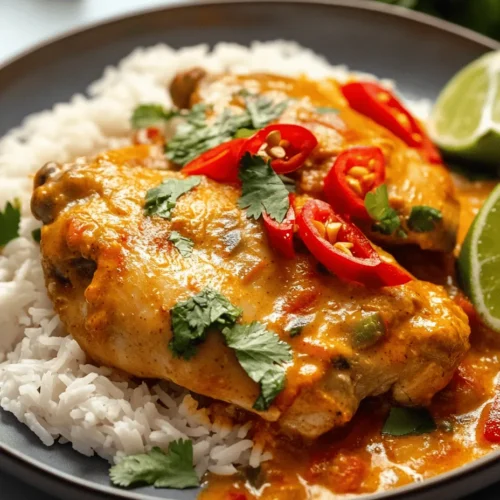 Spicy Brazilian Coconut Chicken is a vibrant dish that encapsulates the essence of Brazilian cuisine, renowned for its bold flavors and diverse culinary influences. This recipe harmoniously combines the sweet and creamy notes of coconut milk with an exciting array of spices, resulting in a meal that is both comforting and invigorating. The use of coconut milk, a staple in many tropical cuisines, has gained immense popularity in recent years due to its versatility and ability to impart a rich, velvety texture to dishes.