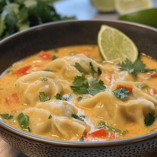 The inspiration behind Currylicious Dumpling Delight Soup draws from the rich tapestry of Asian cuisine, where dumplings have a long history as a beloved comfort food. Originating from various regions, dumplings symbolize warmth and togetherness, often made during family gatherings and festive occasions. The addition of curry—a spice blend revered for its complex flavor profile and health benefits—adds an exciting twist that elevates this dish to a new level.