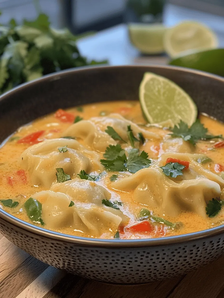 The inspiration behind Currylicious Dumpling Delight Soup draws from the rich tapestry of Asian cuisine, where dumplings have a long history as a beloved comfort food. Originating from various regions, dumplings symbolize warmth and togetherness, often made during family gatherings and festive occasions. The addition of curry—a spice blend revered for its complex flavor profile and health benefits—adds an exciting twist that elevates this dish to a new level.
