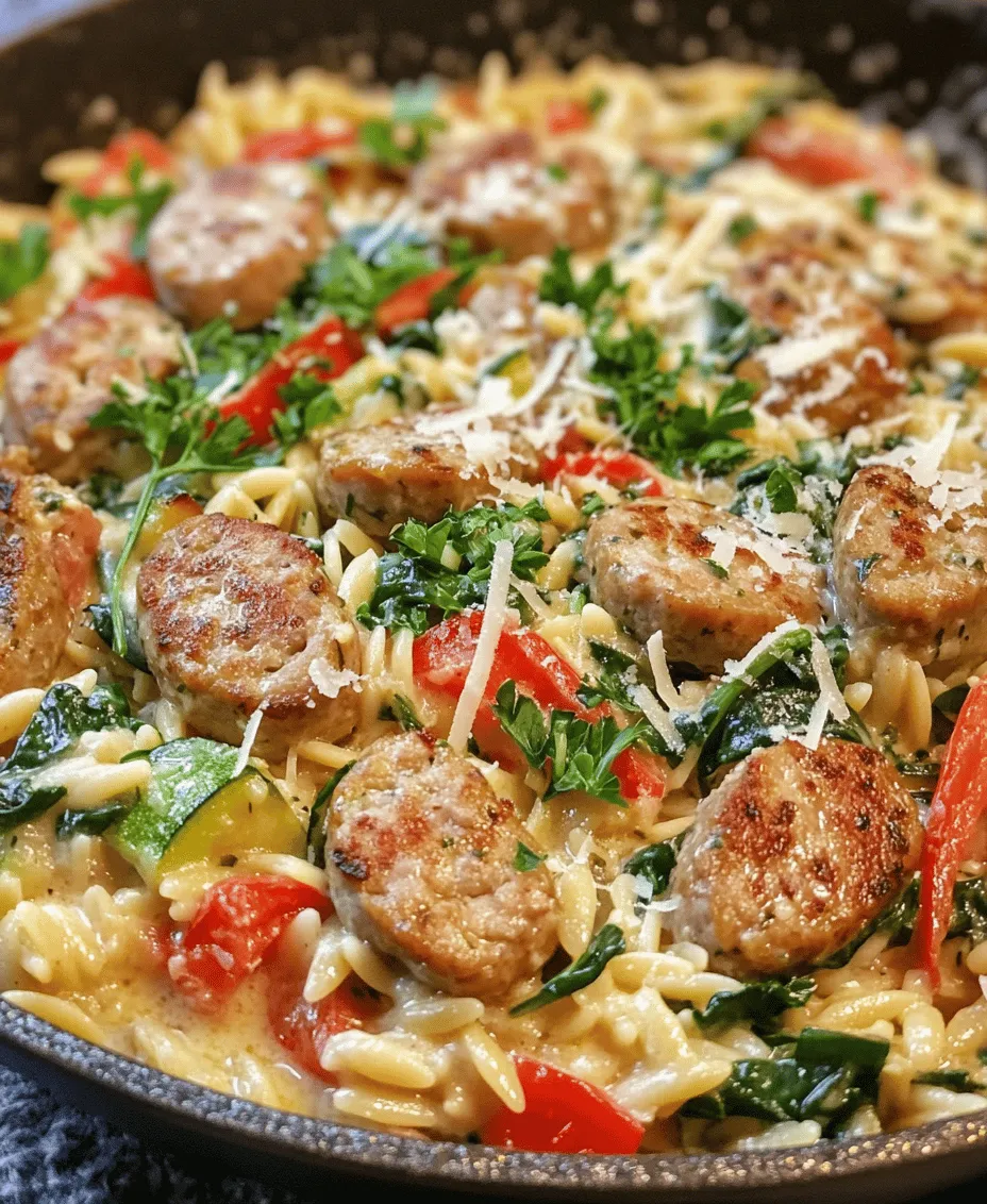 In the world of culinary delights, few dishes embrace comfort and convenience as beautifully as the Creamy Chicken Sausage Orzo Skillet. This dish exemplifies the essence of a one-pan meal, combining the rich, creamy texture of a sauce with the heartiness of chicken sausage and orzo pasta, all while being infused with fresh vegetables. The result is a sumptuous blend that not only satisfies hunger but also captivates the taste buds.