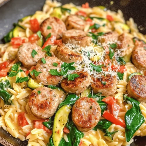 In the world of culinary delights, few dishes embrace comfort and convenience as beautifully as the Creamy Chicken Sausage Orzo Skillet. This dish exemplifies the essence of a one-pan meal, combining the rich, creamy texture of a sauce with the heartiness of chicken sausage and orzo pasta, all while being infused with fresh vegetables. The result is a sumptuous blend that not only satisfies hunger but also captivates the taste buds.