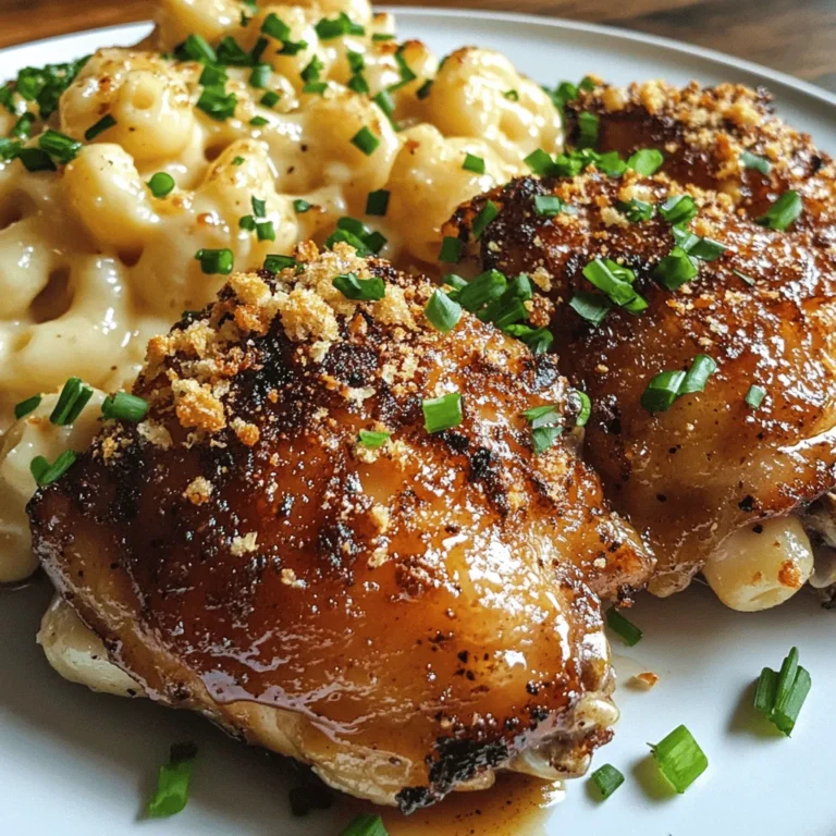 Sweet and Spicy Honey Pepper Chicken with Creamy Macaroni Cheese is a dish that beautifully marries comfort food with bold flavors, making it a standout choice for any meal. This recipe is not just about satisfying hunger; it’s about indulging in a delightful culinary experience that brings together the sweetness of honey, the heat of red pepper flakes, and the rich creaminess of macaroni and cheese. The combination of these contrasting yet complementary flavors creates a dish that is both comforting and exciting, perfect for family dinners or entertaining guests.