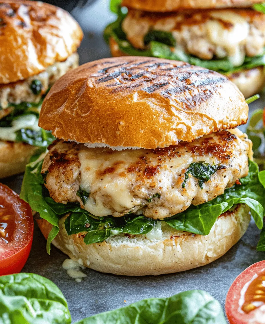 Unleash the flavors of juicy chicken and creamy white cheddar cheese with our delectable White Cheddar & Spinach Chicken Burgers. These burgers are not merely another meal; they represent a culinary experience that combines the wholesome goodness of fresh spinach, rich cheeses, and tender chicken to create a dish that is both satisfying and nutritious. Whether you're planning a cozy family dinner or gearing up for a lively weekend barbecue, these burgers are the perfect choice to impress your guests and nourish your loved ones.
