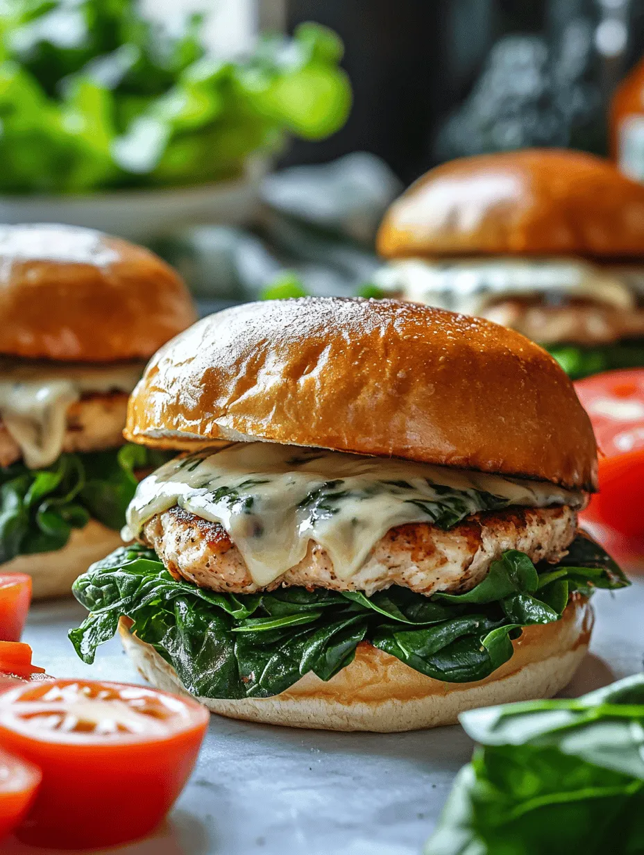 Unleash the flavors of juicy chicken and creamy white cheddar cheese with our delectable White Cheddar & Spinach Chicken Burgers. These burgers are not merely another meal; they represent a culinary experience that combines the wholesome goodness of fresh spinach, rich cheeses, and tender chicken to create a dish that is both satisfying and nutritious. Whether you're planning a cozy family dinner or gearing up for a lively weekend barbecue, these burgers are the perfect choice to impress your guests and nourish your loved ones.