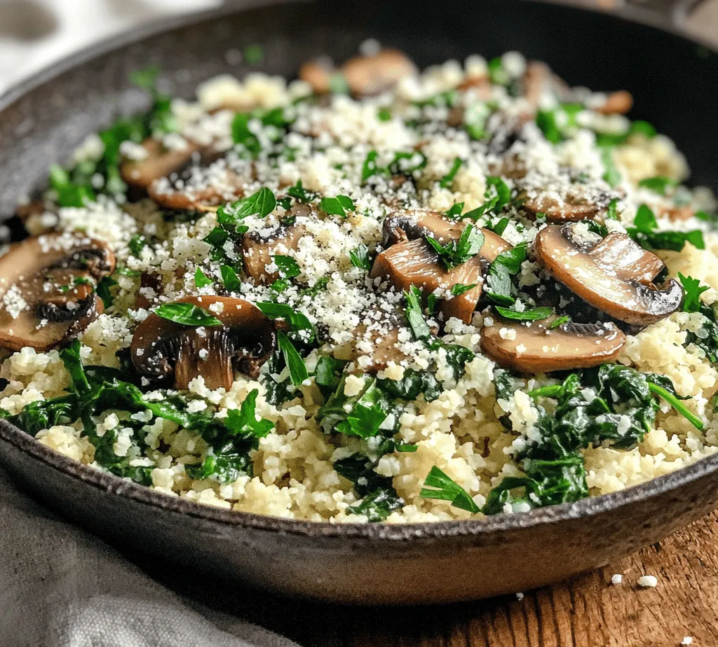 In recent years, the popularity of low-carb diets has soared, with many individuals turning to healthier eating habits to improve their overall well-being. As more people become aware of the benefits of cutting back on carbohydrates, the search for delicious, nutritious, and easy-to-make recipes has led to the rise of creative dishes that cater to these dietary preferences. One such dish that stands out is the Low Carb Mushroom & Spinach Cauliflower Rice. This flavorful recipe not only satisfies your palate but also aligns perfectly with a low-carb lifestyle.
