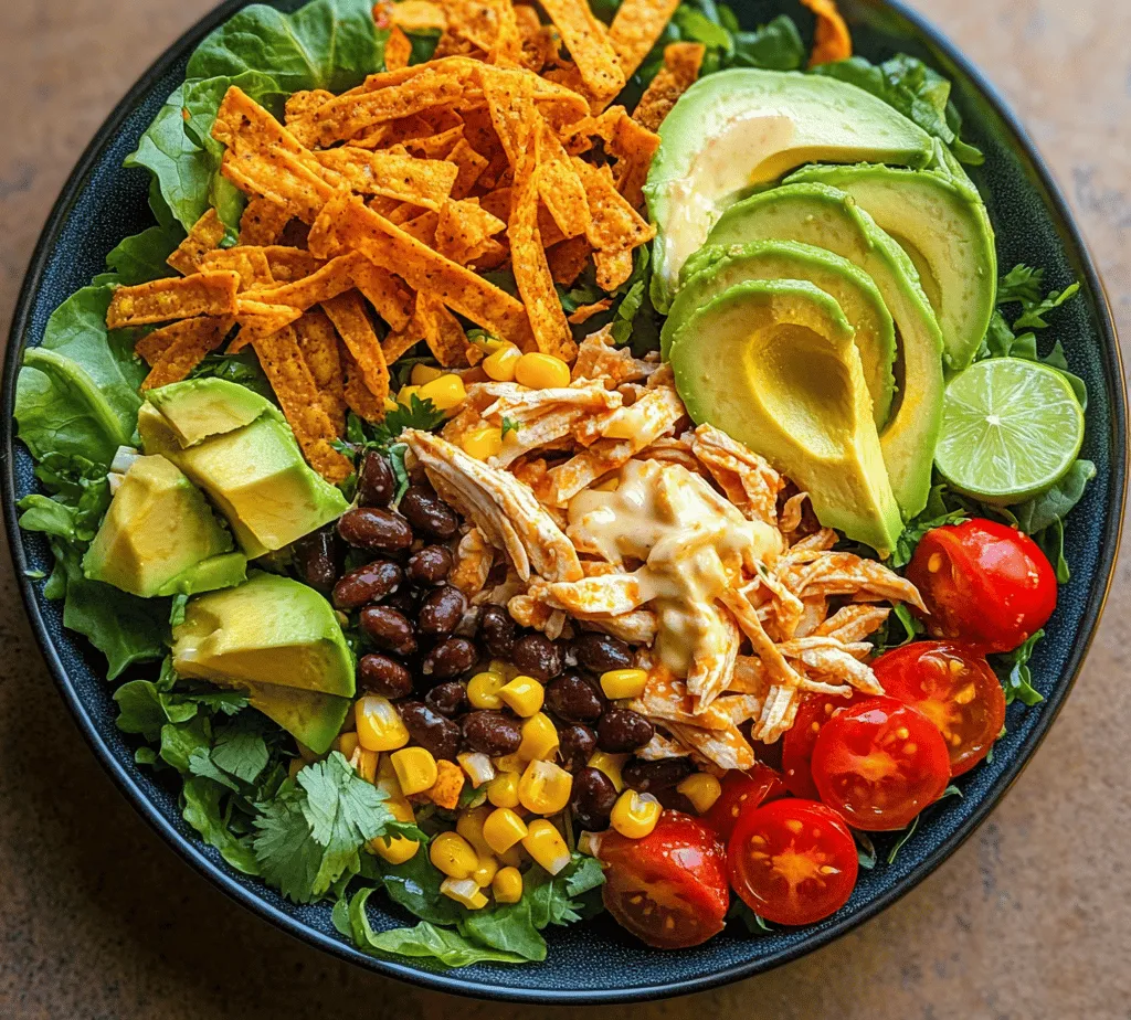 If you're on the hunt for a salad that packs a punch, look no further than the Spicy Southwest Chicken Salad. This vibrant dish is a delightful blend of fresh ingredients and bold flavors, making it a favorite among health-conscious eaters and flavor enthusiasts alike. Not only does it cater to those seeking nutritious meal options, but it also excels in versatility, perfectly suited for meal prep, family gatherings, or a quick weeknight dinner. With its combination of protein from chicken, fiber-rich black beans, and the sweetness of corn, this salad is a powerhouse of nutrients that satisfies both the palate and the body.