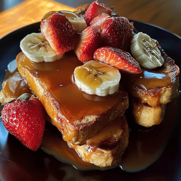 French toast is more than just a breakfast staple; it’s a warm embrace on a plate, a nostalgic dish that evokes memories of leisurely Sunday mornings and cozy family gatherings. The beauty of French toast lies in its simplicity. With just a handful of ingredients, you can transform everyday bread into a culinary masterpiece that delights the senses. Enter Caramelized Delight French Toast, an elevated version of this beloved dish. This recipe boasts rich flavors and delightful textures, taking your morning routine to new heights.