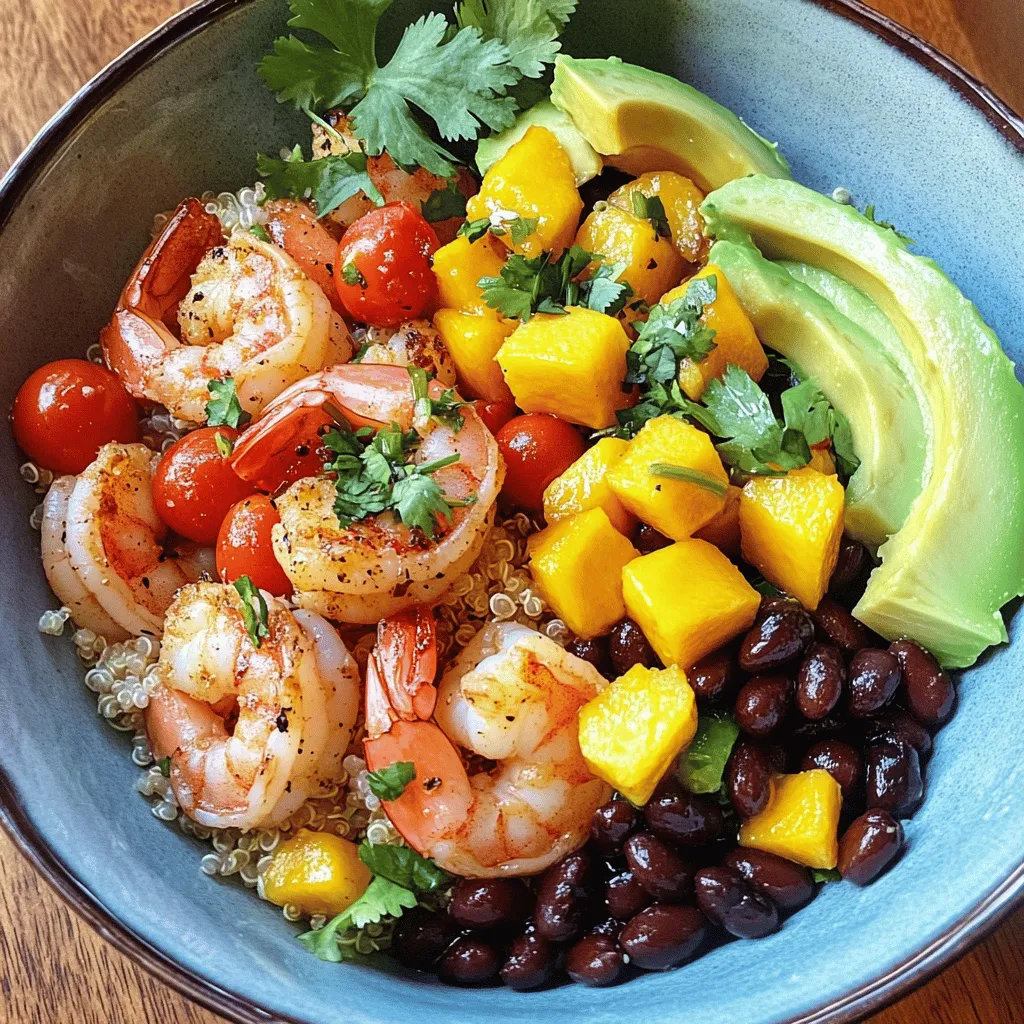 In the world of culinary delights, few dishes can rival the vibrant and refreshing Shrimp and Avocado Bowls with Mango Salsa and Lime-Chili Sauce. This recipe masterfully blends the succulent flavors of shrimp with the creamy richness of avocado, creating a dish that’s not only visually appealing but also a feast for the palate. With the added zing of zesty mango salsa and a tangy lime-chili sauce, this meal is an ode to the fresh ingredients that celebrate summer while also being perfectly suited for year-round enjoyment.