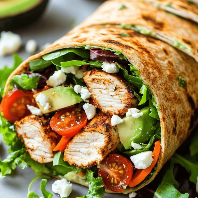 In the realm of quick and nutritious meals, grilled chicken wraps stand out as a favorite for many. Their appeal lies in their versatility; they can be a hearty lunch, a light dinner, or even a picnic-ready snack. The beauty of grilled chicken wraps is that they can easily be customized to suit various tastes and dietary preferences. This recipe takes the classic grilled chicken wrap to the next level with a unique twist, incorporating a selection of fresh ingredients that not only elevate the flavor but also enhance the nutritional value.